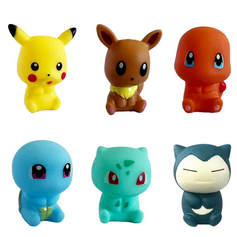 Baby Products Kit - 6 Stück Pokemon Badespielzeug Pikachu Bulbasaur