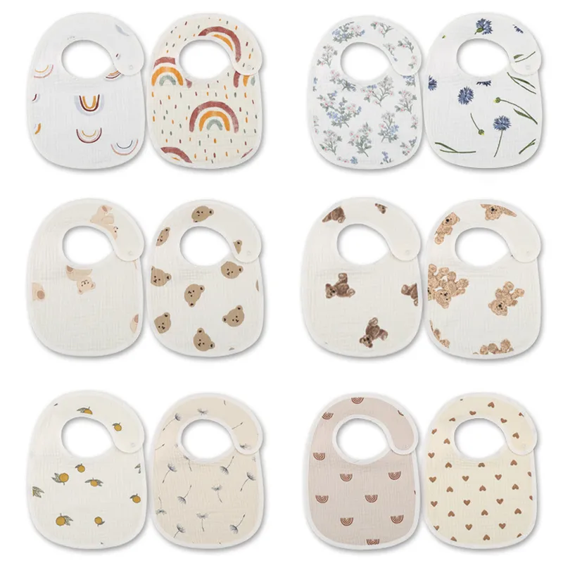 Baby Products Kit - 2 teile/satz Wasserdichte Baby Lätzchen Baumwolle
