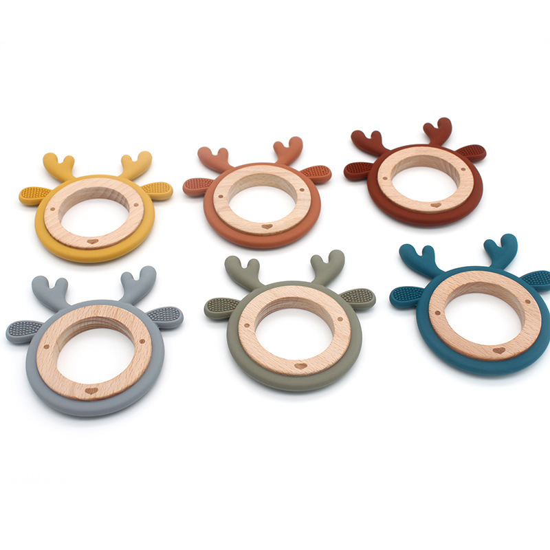 Baby Products Essentials - Neues Design: Personalisierter Cartoon-Tier-Beißring für Babys