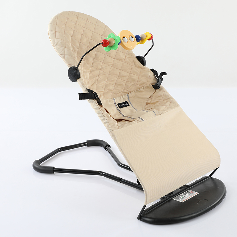 Baby Swing Bouncer - Faltbarer Baby-Schaukelstuhl mit Spielzeug, verstellbarer Baby-Türsteher,
