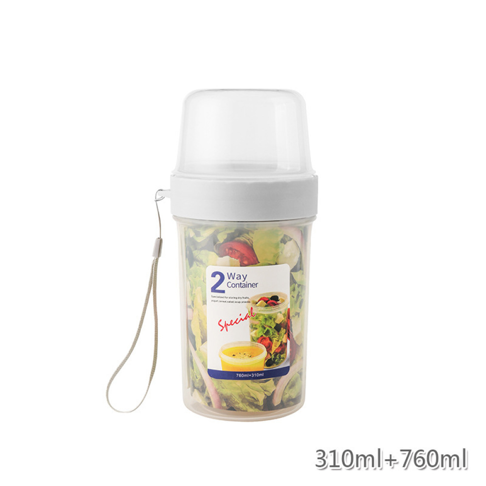 Baby Food Storage Jar - Doppelschichtiger, auslaufsicherer Lebensmittelbehälter, tragbarer Behälter für