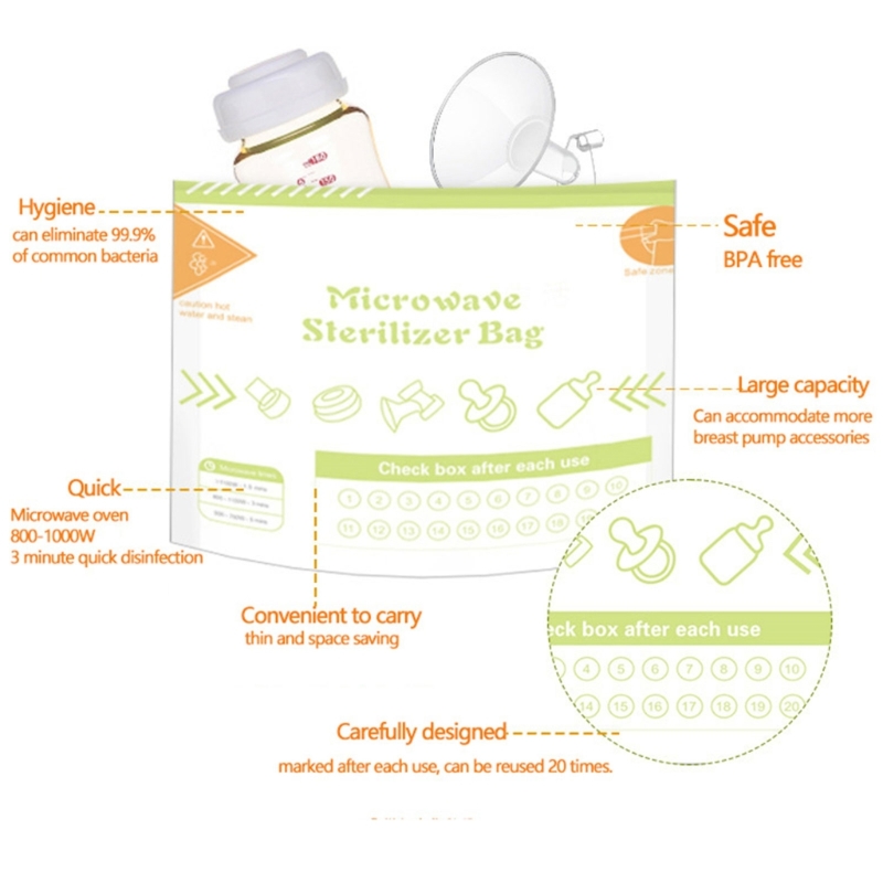10 Blatt/Set wiederverwendbare – Baby Bottle Sterilizer Bewertung und Preis