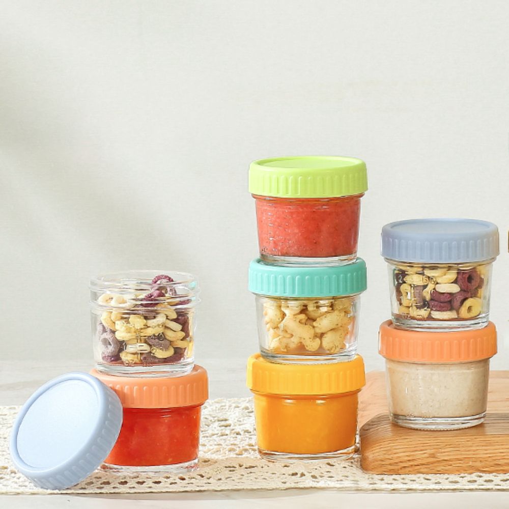 6 Stück Einmachglas aus Glas,  – Baby Food Storage Jar Bewertung und Preis