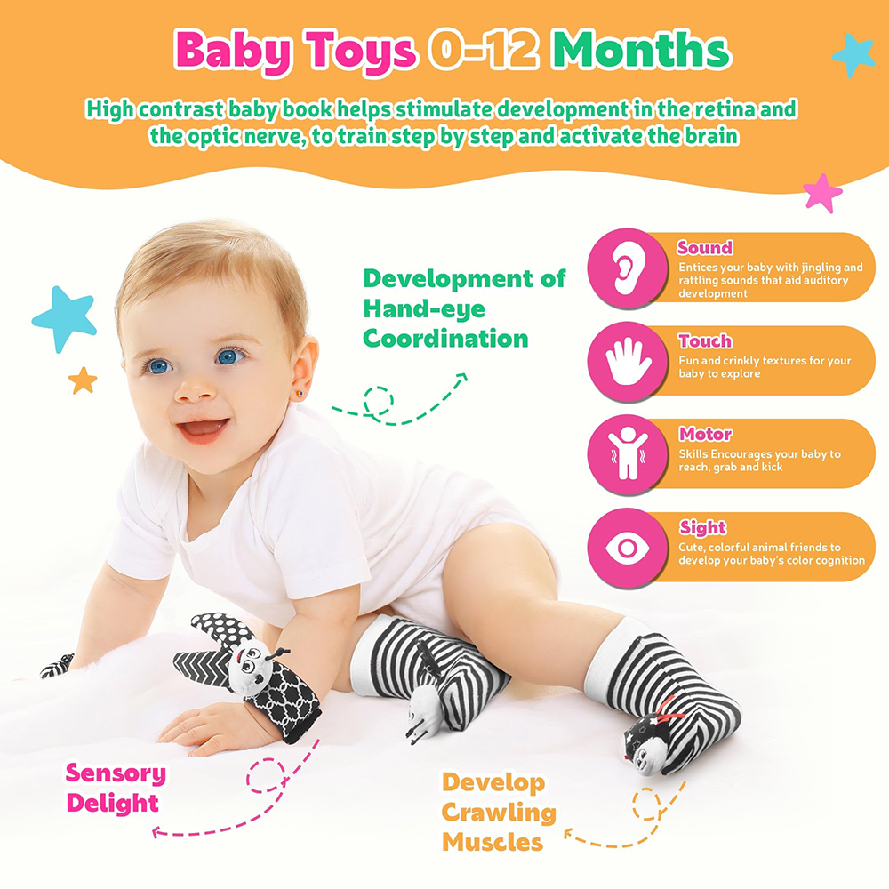Fußfinder und Handgelenkrassel – Baby Products Essentials Bewertung und Preis