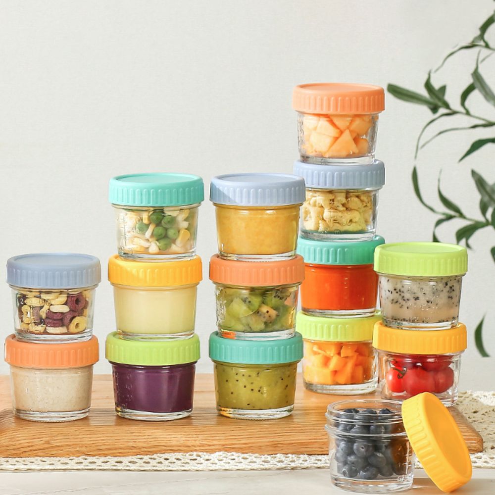 6 Stück Glas-Babynahrungsglas, – Baby Food Storage Jar Bewertung und Preis
