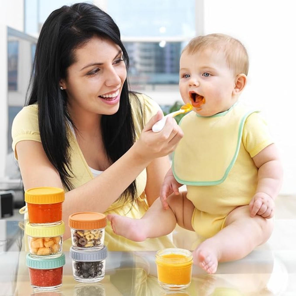 6 Stück Glas-Babynahrungsgläse – Baby Food Storage Jar Bewertung und Preis