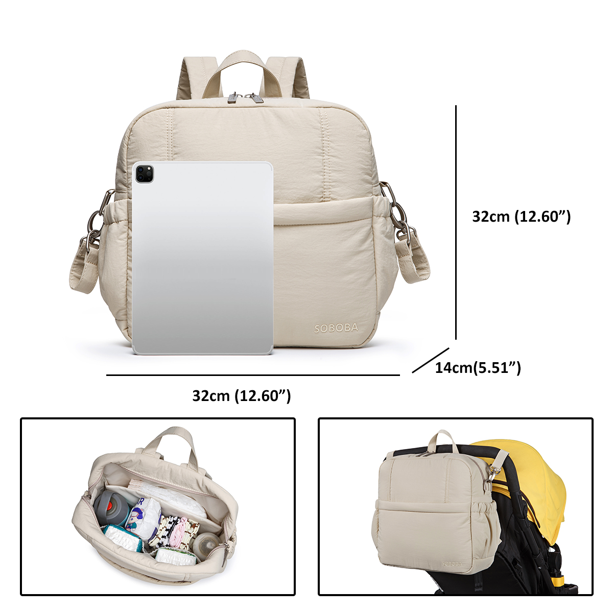 Soboba Wickelrucksack mit Groß – Baby Products Essentials Bewertung und Preis