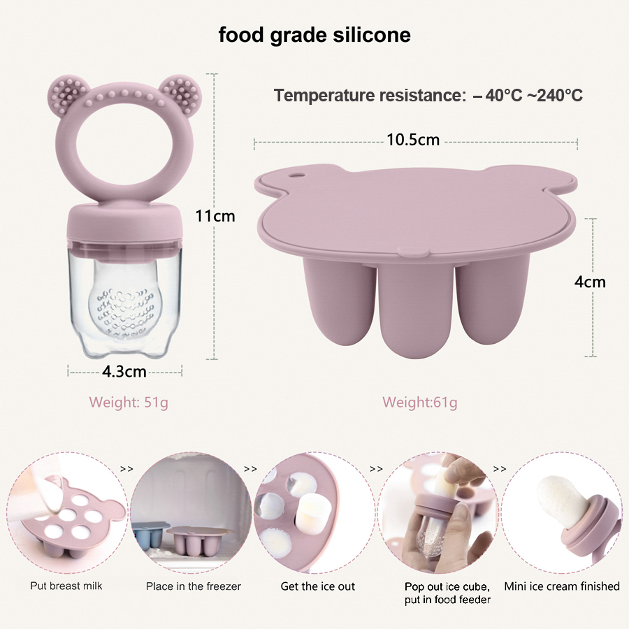 Baby-Eiscremeform aus Silikon, – Baby Food Storage Jar Bewertung und Preis